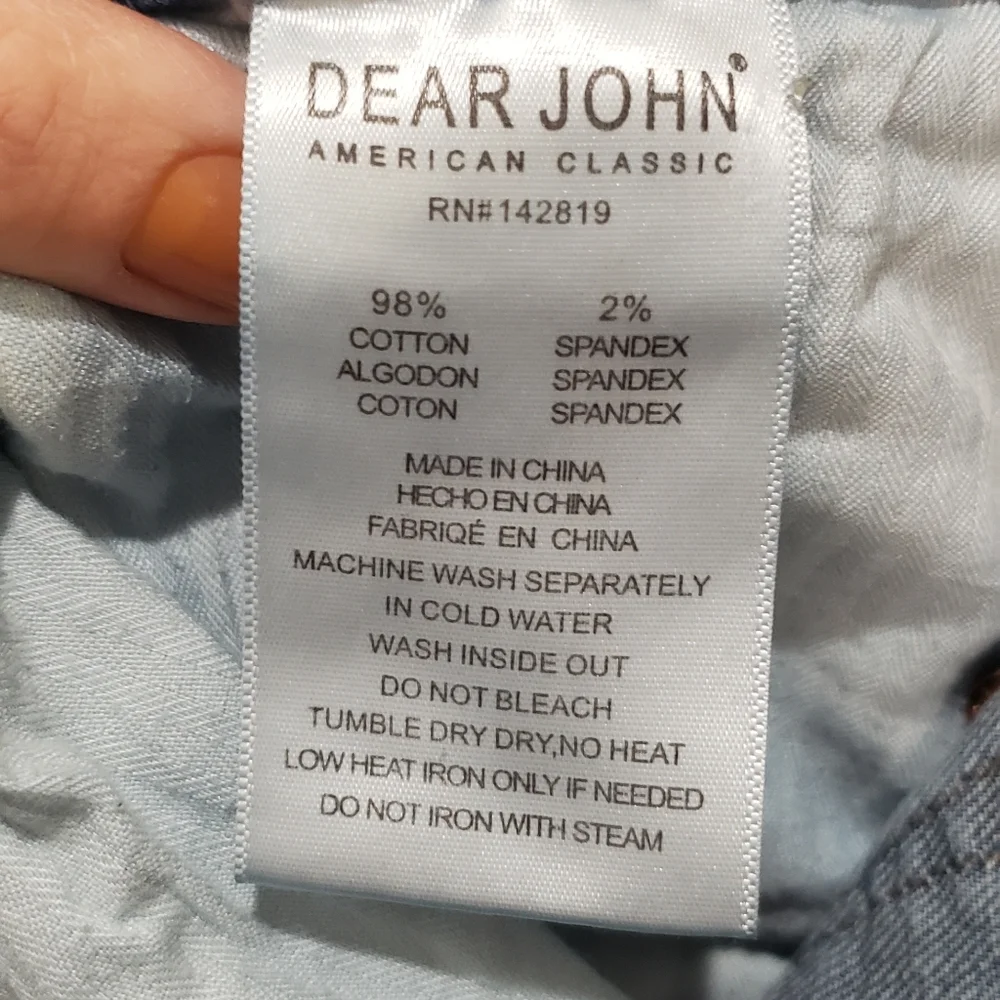 Dear John Liam Straight Distressed Jeans size 30 - Picture 6 of 9